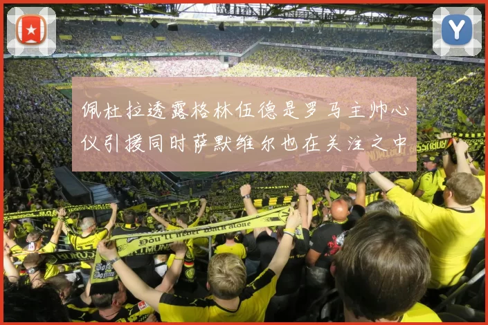 佩杜拉透露格林伍德是罗马主帅心仪引援同时萨默维尔也在关注之中